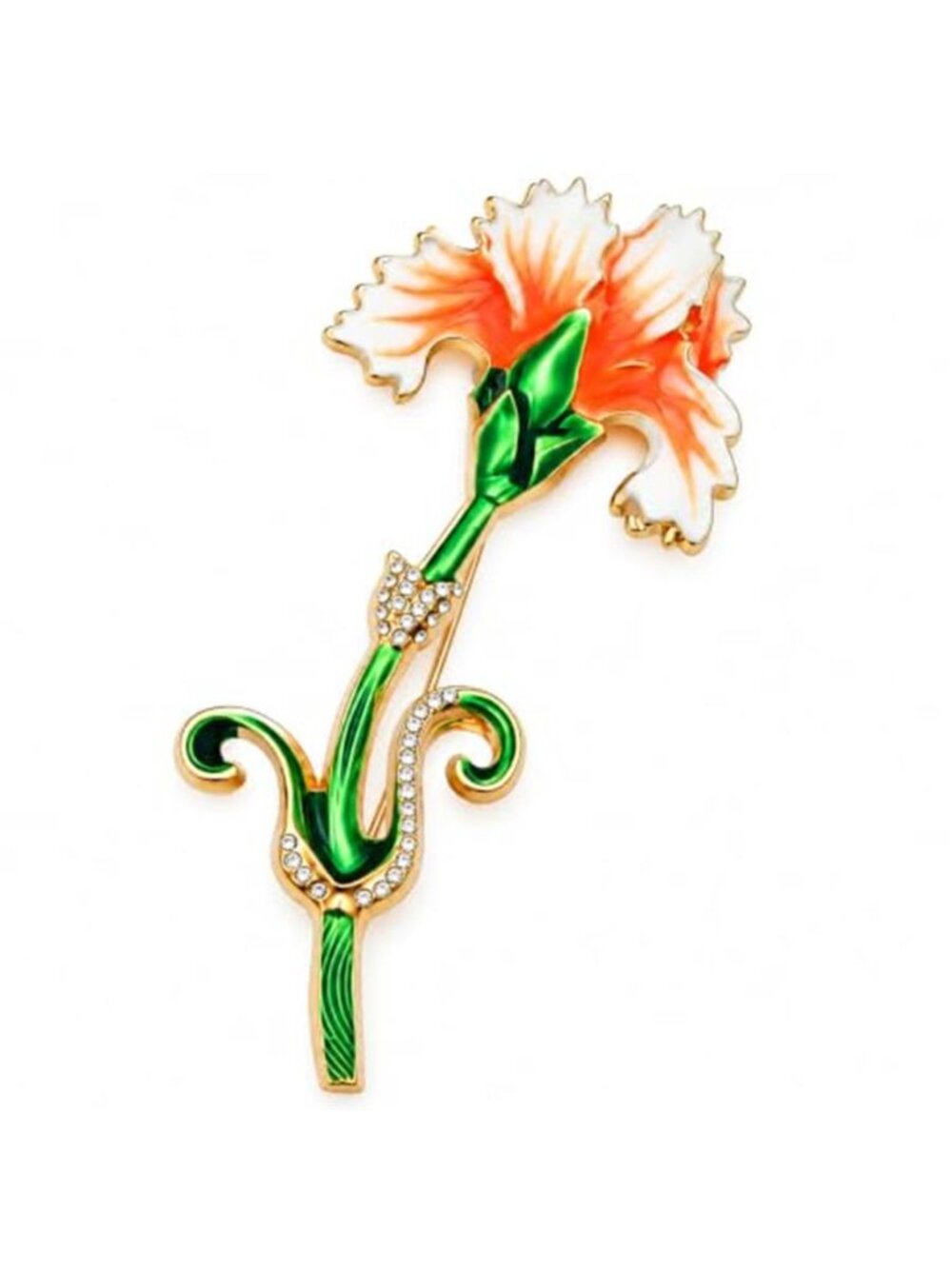 Rhinestone Flower Brooch Pins for Women